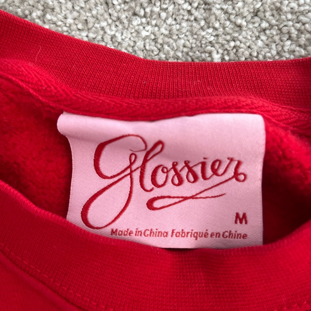 Glossier sweatshirt